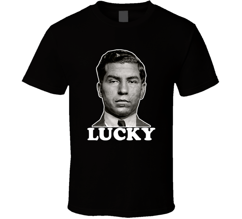 Lucky Luciano Italian Gangster Mafia T Shirt