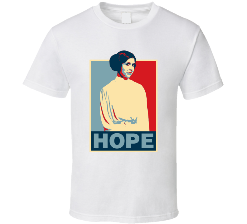 Princess Leia Star Wars Heroine Hope T Shirt