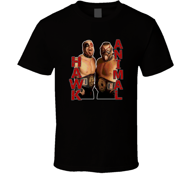 Hawk & Animal Road Warriors Wrestling Classic T Shirt