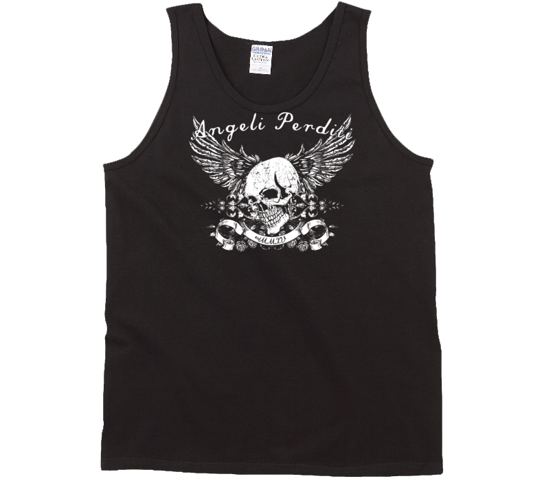 Angeli Perditi Lost Angels MMXV Skull Biker MMA Boxing Tank Top T Shirt