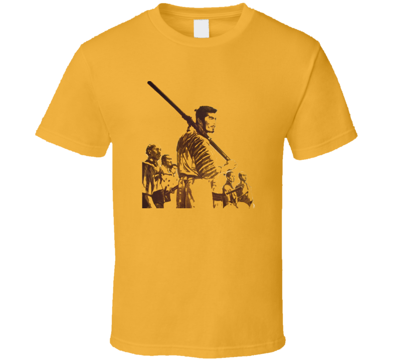 Seven Samurai Akira Kurosawa Japanese Movie T Shirt