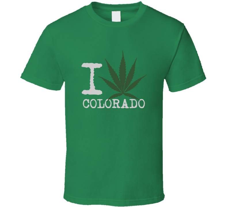 I Smoke Weed Colorado Legalized fan t shirt