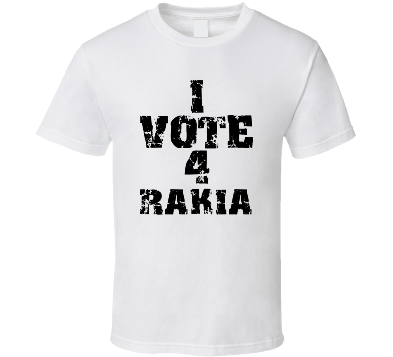 I Vote 4 Rakia Alcohol Funny Cool T Shirt