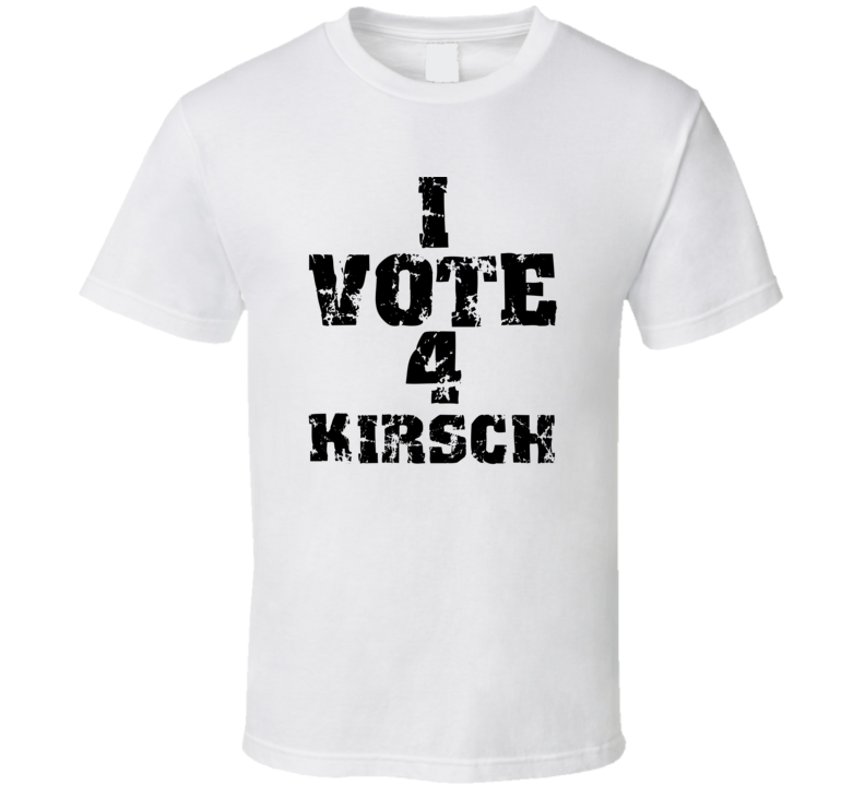 I Vote 4 Kirsch Alcohol Funny Cool T Shirt