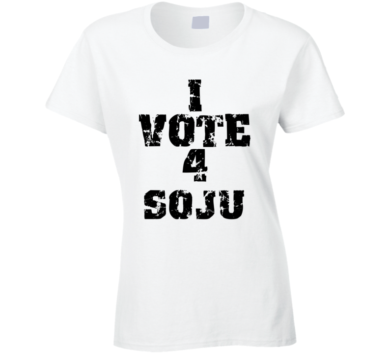 I Vote 4 Soju Alcohol Funny Cool T Shirt