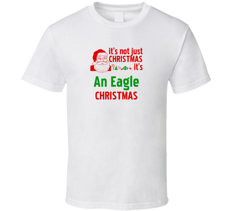 It's An Eagle Christmas Personalized Last Name Cool T shirt