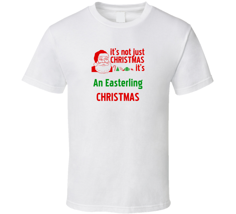 It's An Easterling Christmas Personalized Last Name Cool T shirt