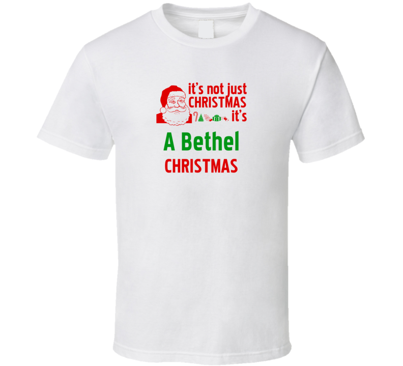 It's A Bethel Christmas Personalized Last Name Cool T Shirt