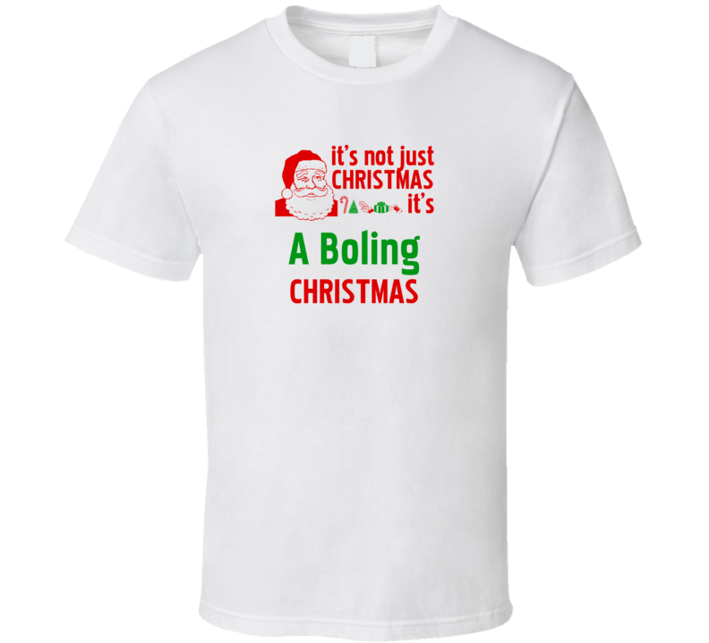 It's A Boling Christmas Personalized Last Name Cool T Shirt