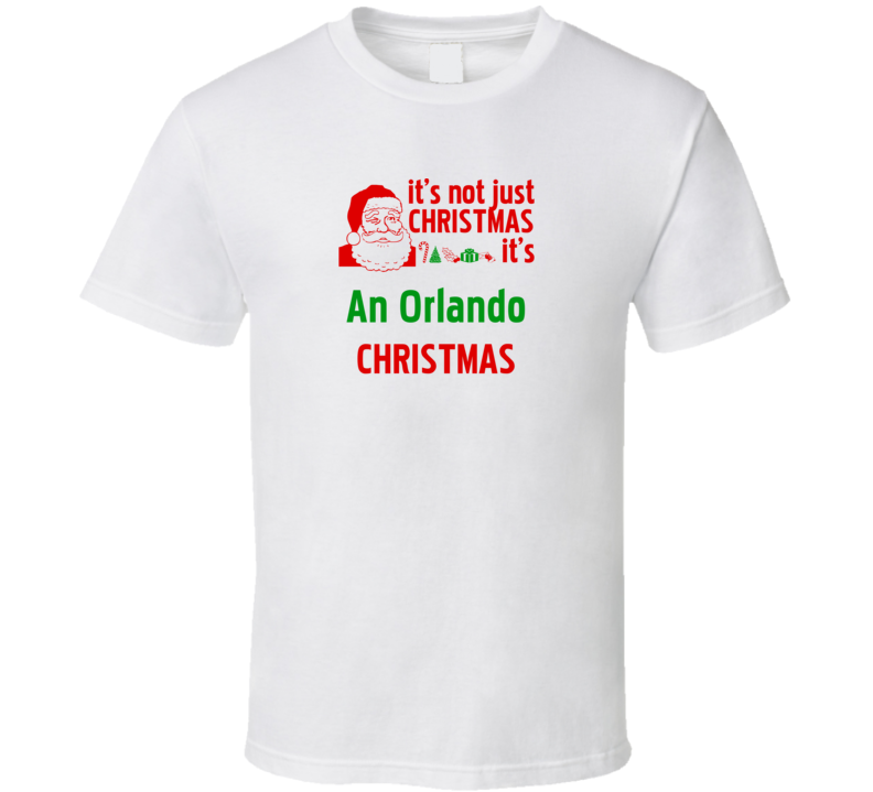 It's An Orlando Christmas Personalized Last Name Cool T shirt