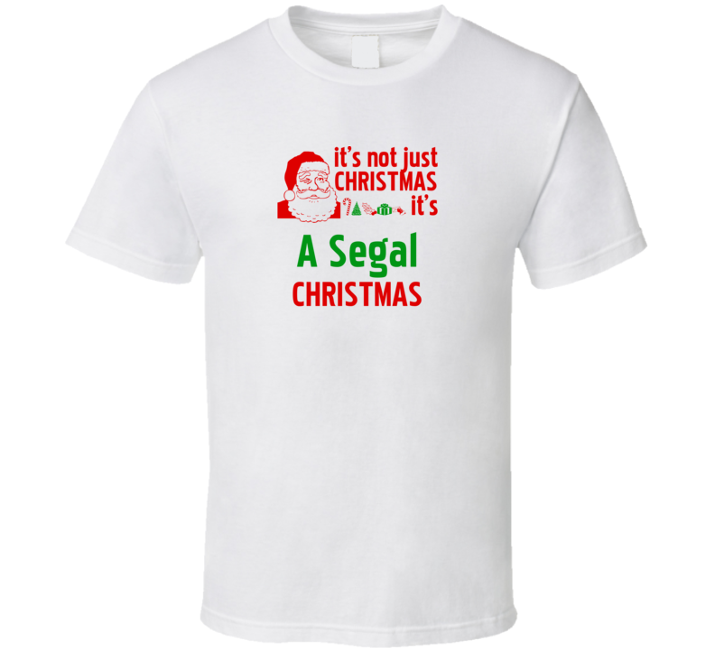 It's A Segal Christmas Personalized Last Name Cool T Shirt