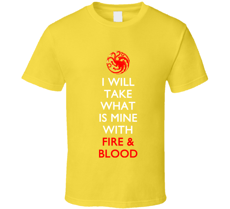 House Targaryen Keep Calm Parody Ice Blood fan T Shirt