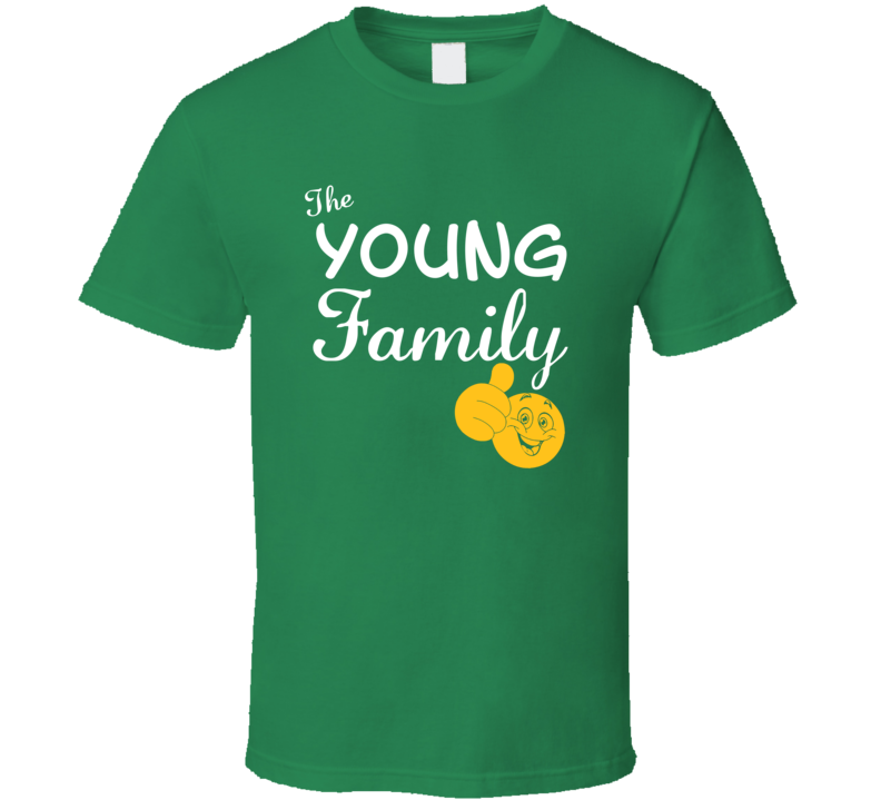 The Young Family Cool Last Name Surname T Shirt