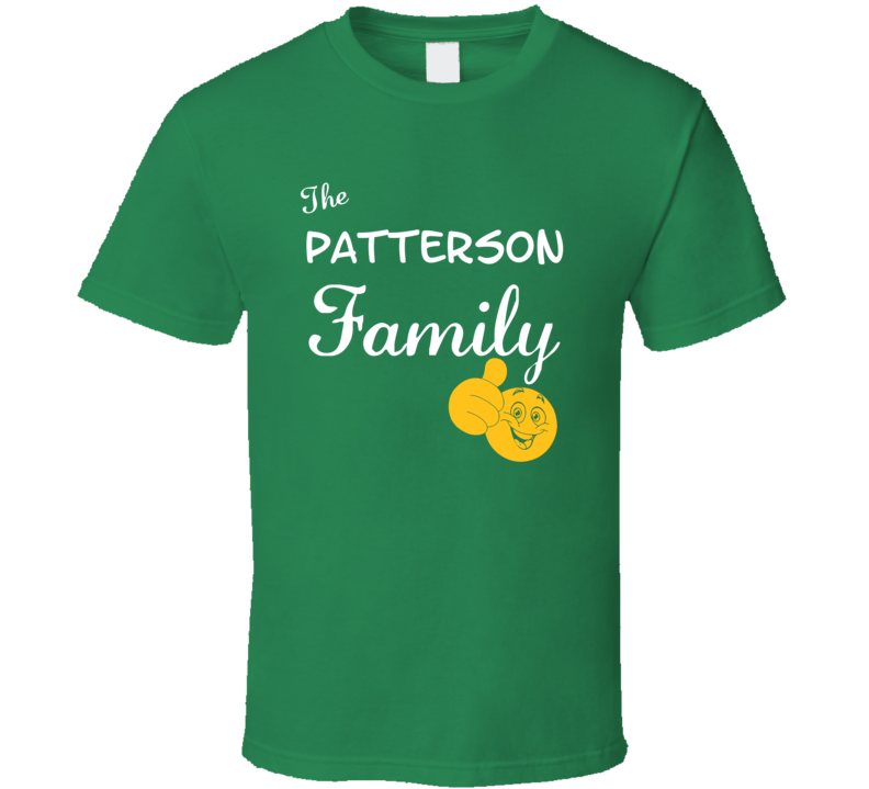 The Patterson Family Cool Last Name Surname T Shirt