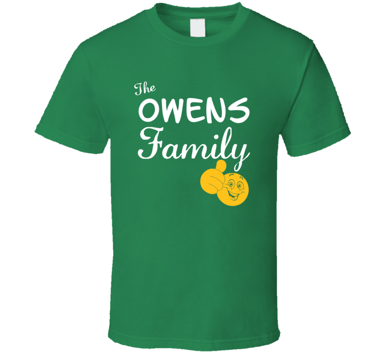 The Owens Family Cool Last Name Surname T Shirt