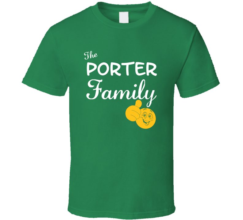 The Porter Family Cool Last Name Surname T Shirt