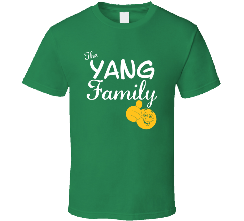 The Yang Family Cool Last Name Surname T Shirt