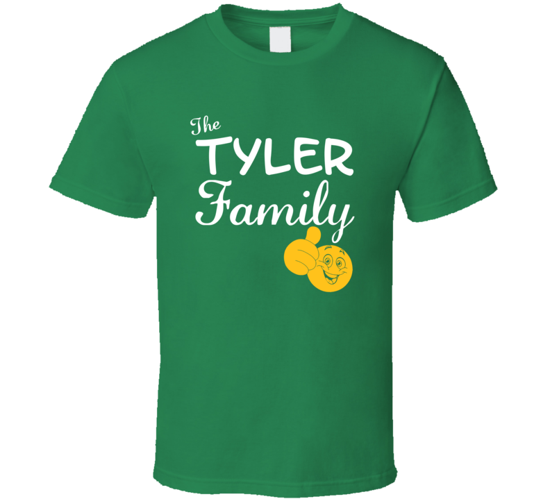 The Tyler Family Cool Last Name Surname T Shirt