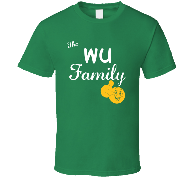 The Wu Family Cool Last Name Surname T Shirt