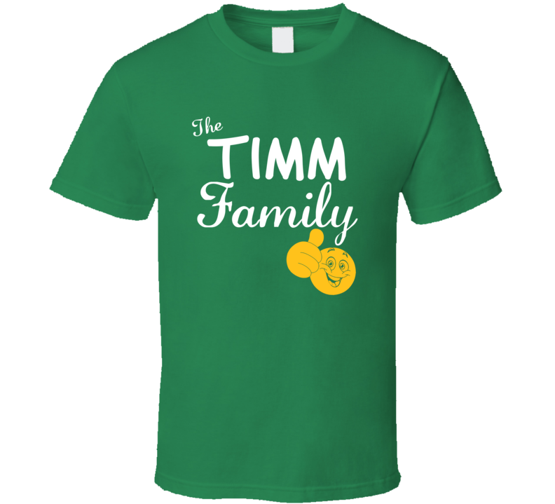 The Timm Family Cool Last Name Surname T Shirt