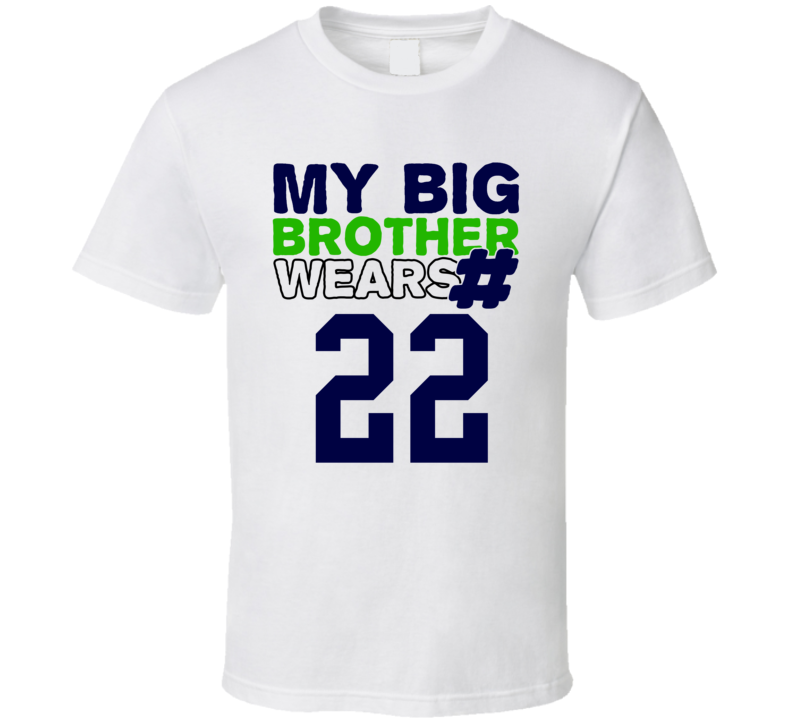 My Brother Wears The Number 22 Cool Jersey Number Sports T Shirt