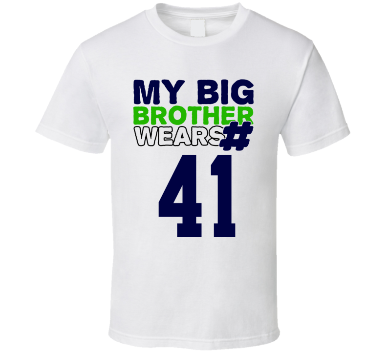 My Brother Wears The Number 41 Cool Jersey Number Sports T Shirt