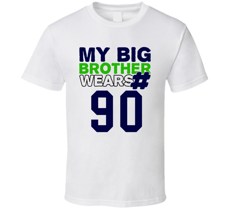 My Brother Wears The Number 90 Cool Jersey Number Sports T Shirt