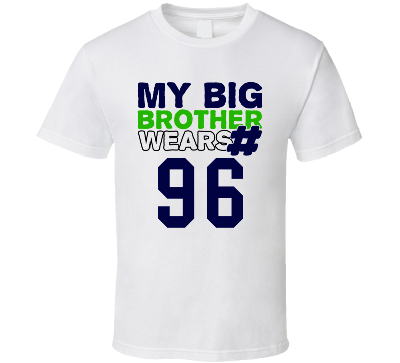 My Brother Wears The Number 96 Cool Jersey Number Sports T Shirt