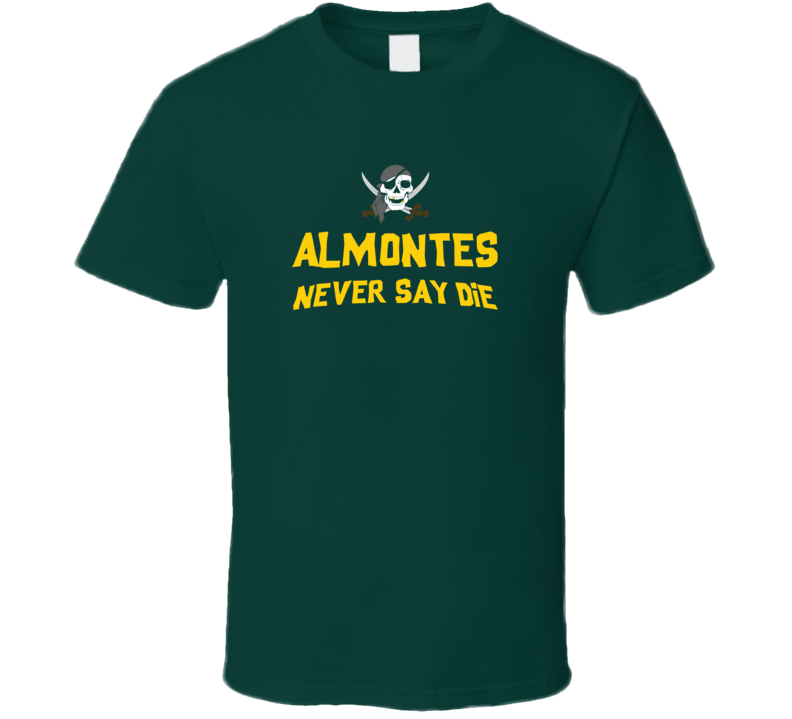 The Almonte Family Never Say Die The Goonies  Movie Tribute T Shirt