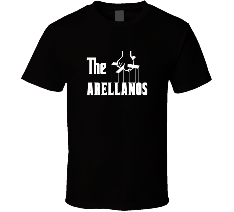 Godfather Funny Arellano Last Name Family Reunion Surname T shirt