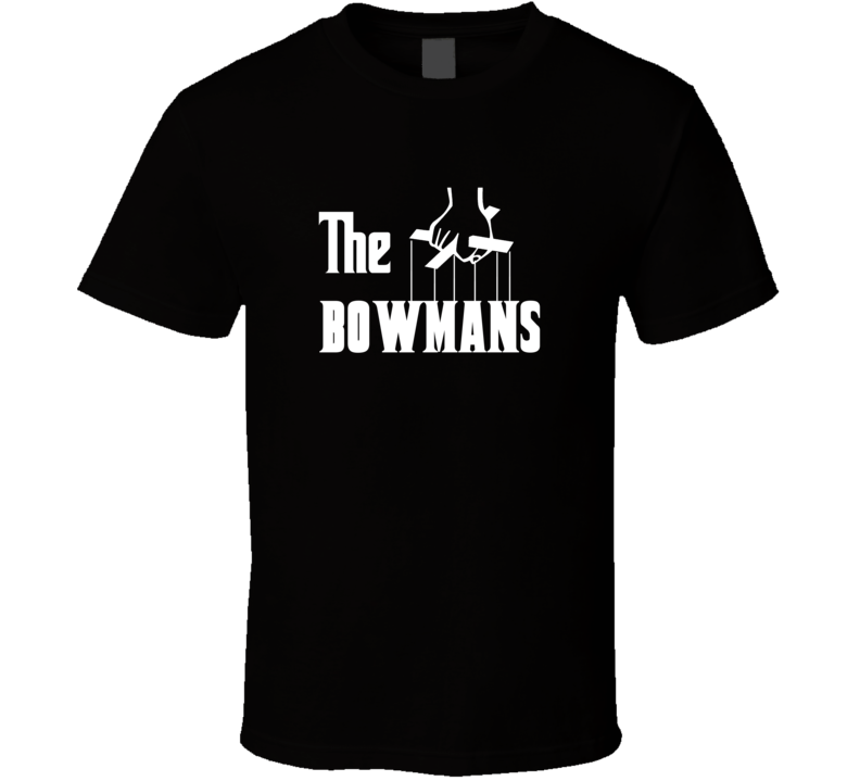 Godfather Funny Bowman Last Name Family Reunion Surname T shirt