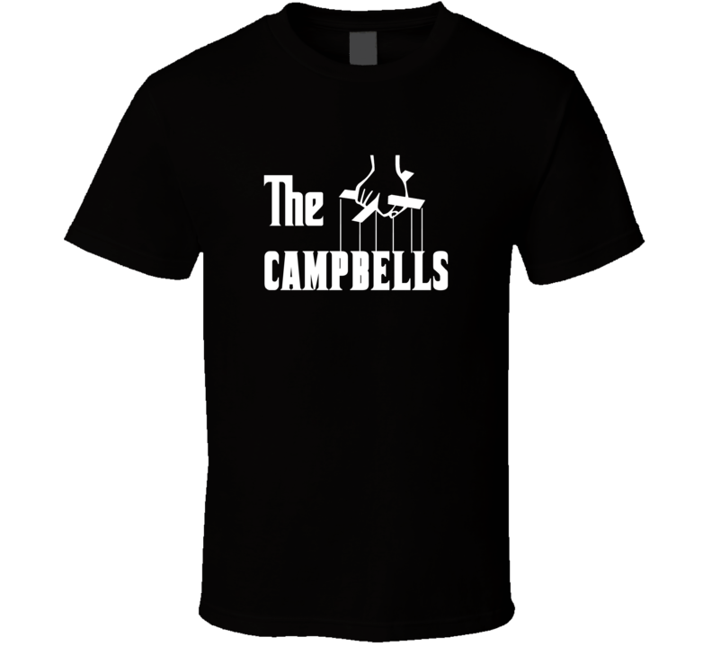 Godfather Funny Campbell Last Name Family Reunion Surname T shirt