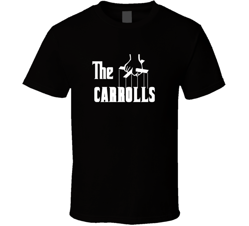 Godfather Funny Carroll Last Name Family Reunion Surname T shirt