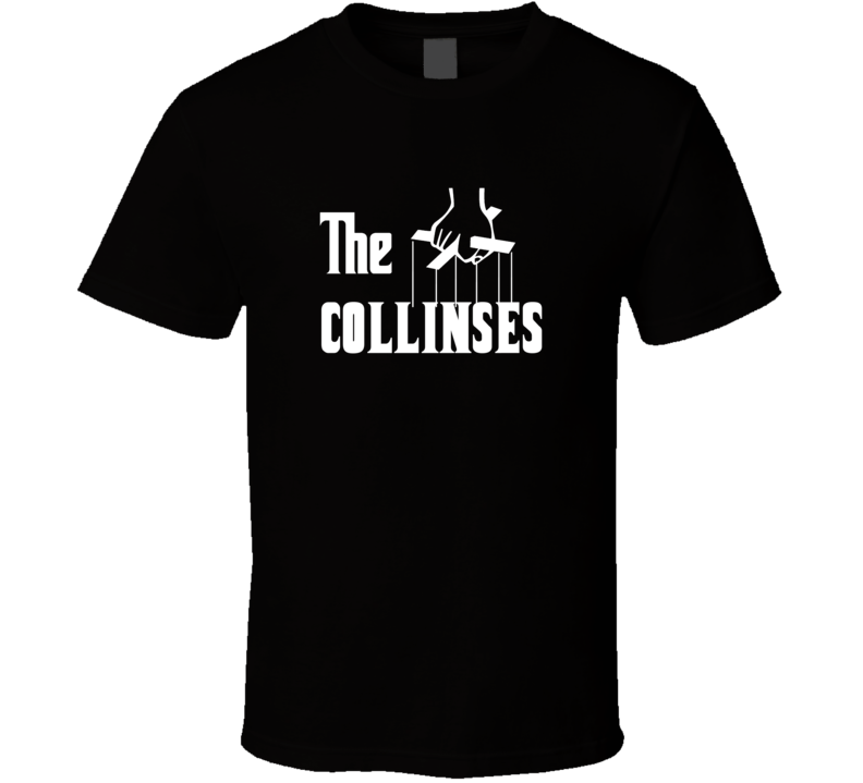 Godfather Funny Collins Last Name Family Reunion Surname T shirt