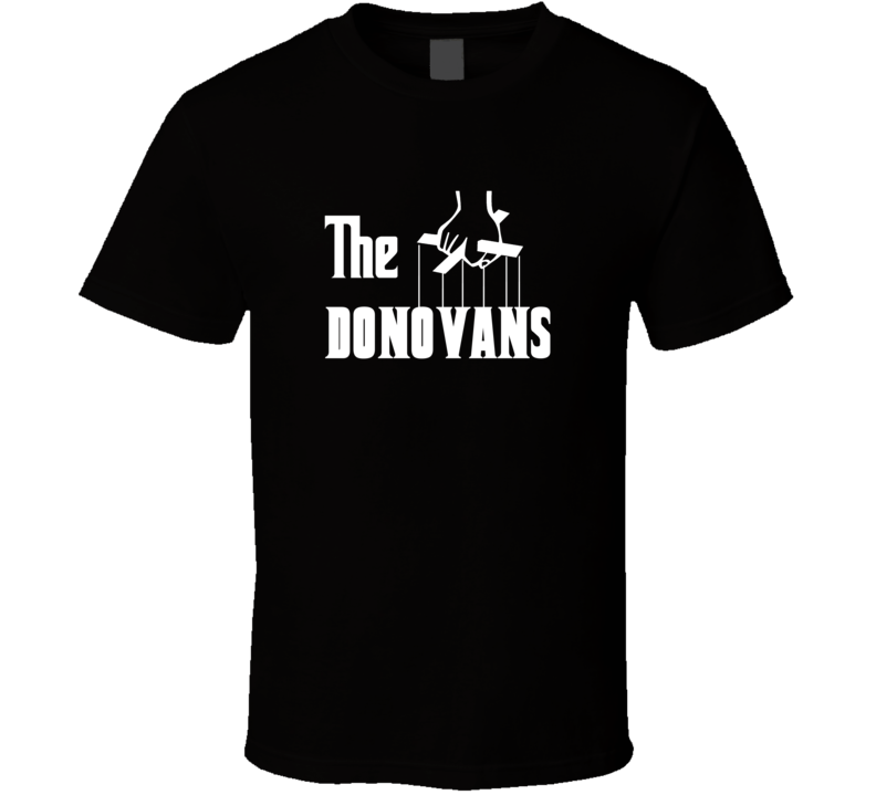 Godfather Funny Donovan Last Name Family Reunion Surname T shirt