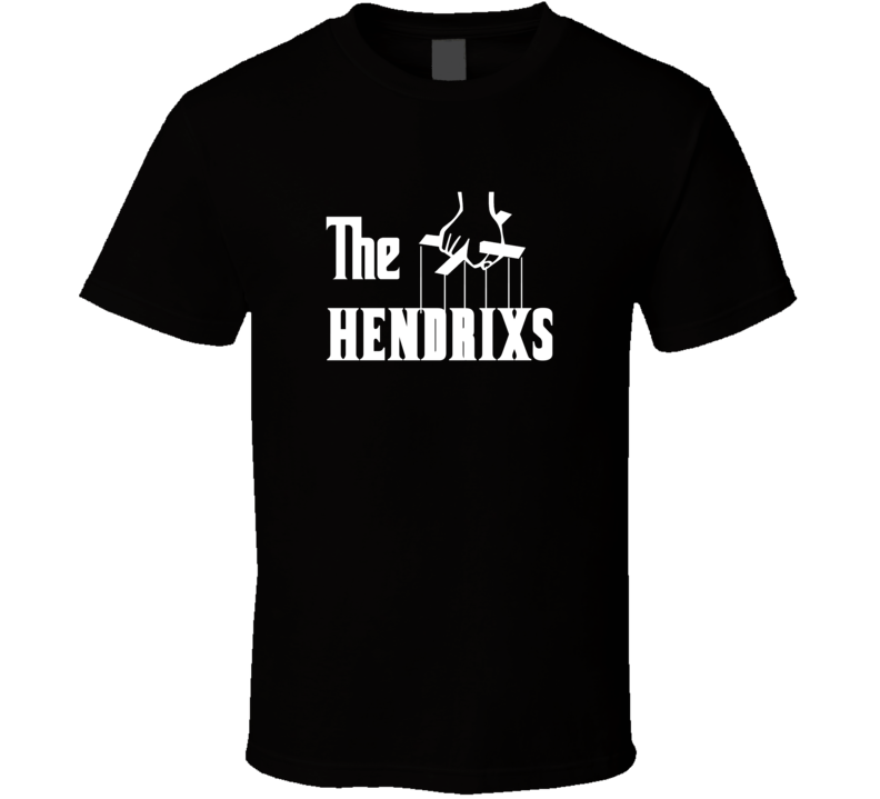 Godfather Funny Hendrix Last Name Family Reunion Surname T shirt