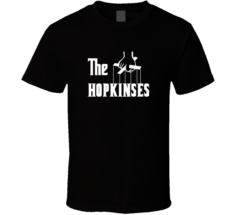 Godfather Funny Hopkins Last Name Family Reunion Surname T shirt