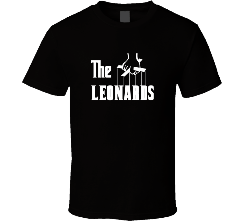 Godfather Funny Leonard Last Name Family Reunion Surname T shirt