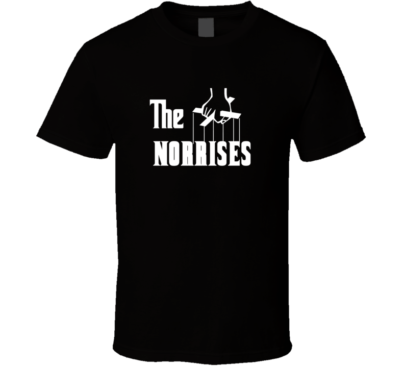 Godfather Funny Norris Last Name Family Reunion Surname T shirt