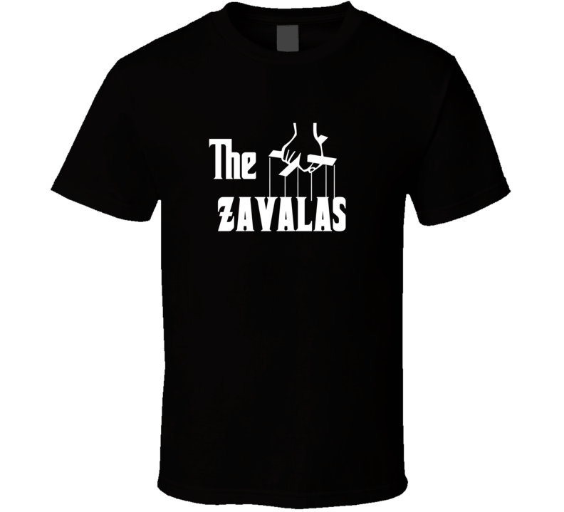 Godfather Funny Zavala Last Name Family Reunion Surname T shirt