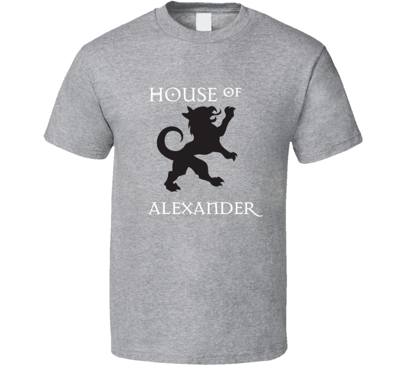 House Of  Alexander Last Name Family Reunion Surname T shirt