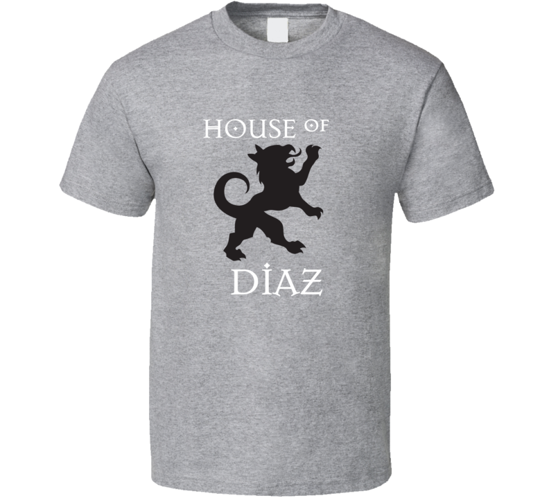 House Of  Diaz Last Name Family Reunion Surname T shirt