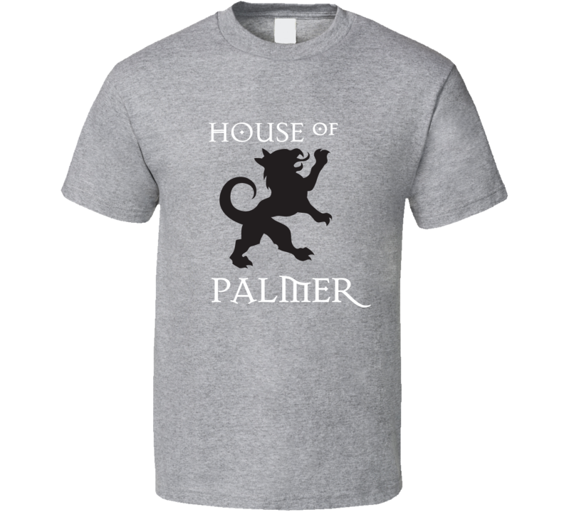 House Of  Palmer Last Name Family Reunion Surname T shirt