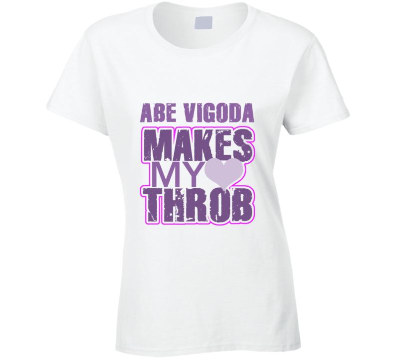 Abe Vigoda Makes My Heart Throb Funny Sexy Ladies Trending Fan T Shirt