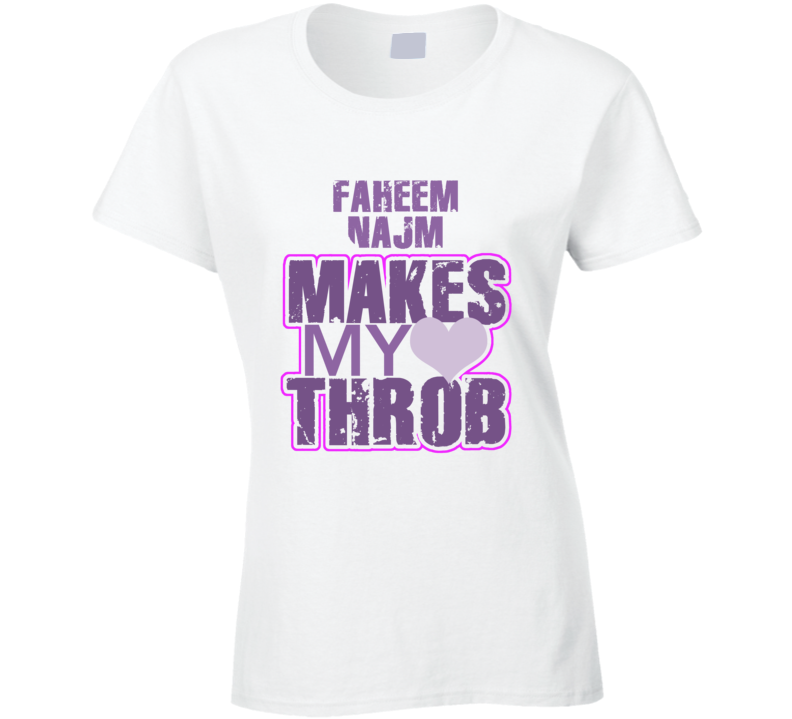 Faheem Najm Makes My Heart Throb Funny Sexy Ladies Trending Fan T Shirt