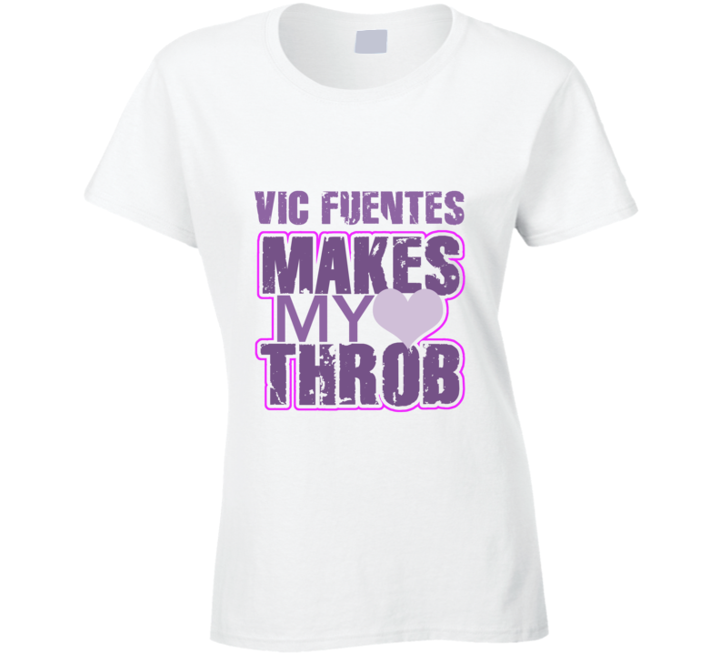 Vic Fuentes Makes My Heart Throb Funny Sexy Ladies Trending Fan T Shirt