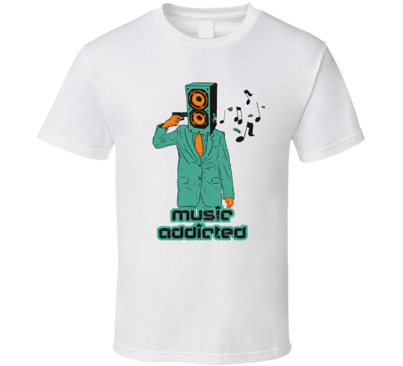 Music Addicted Rock Rap Dance Blues Trending Fan T Shirt