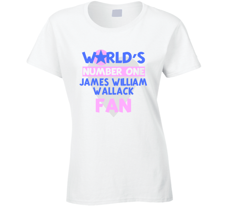 Worlds Number One Fan James William Wallack Celebrities T Shirt