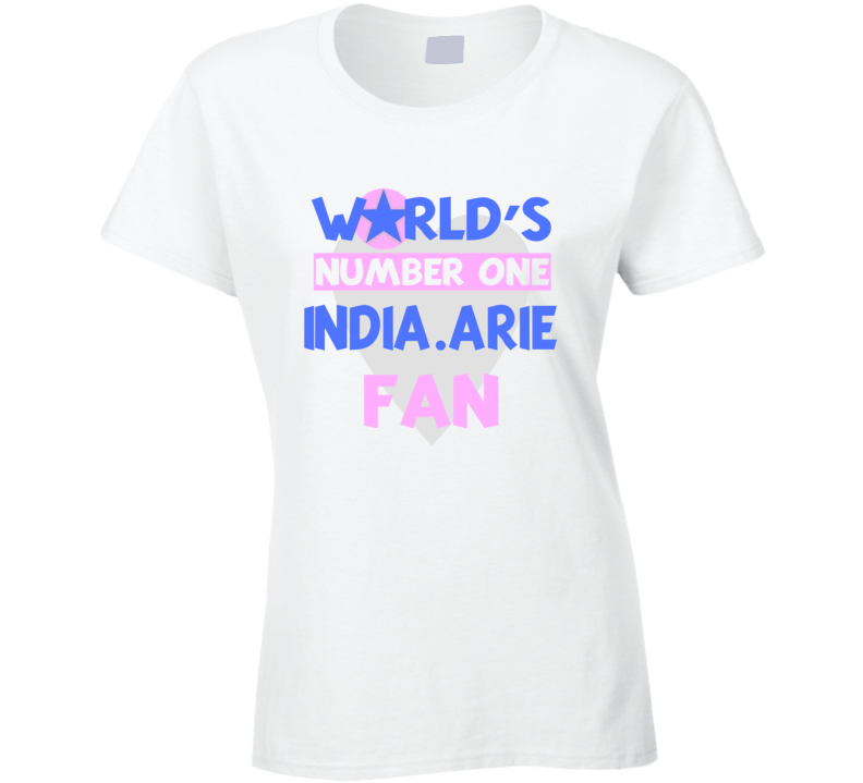 Worlds Number One Fan India.Arie Celebrities T Shirt