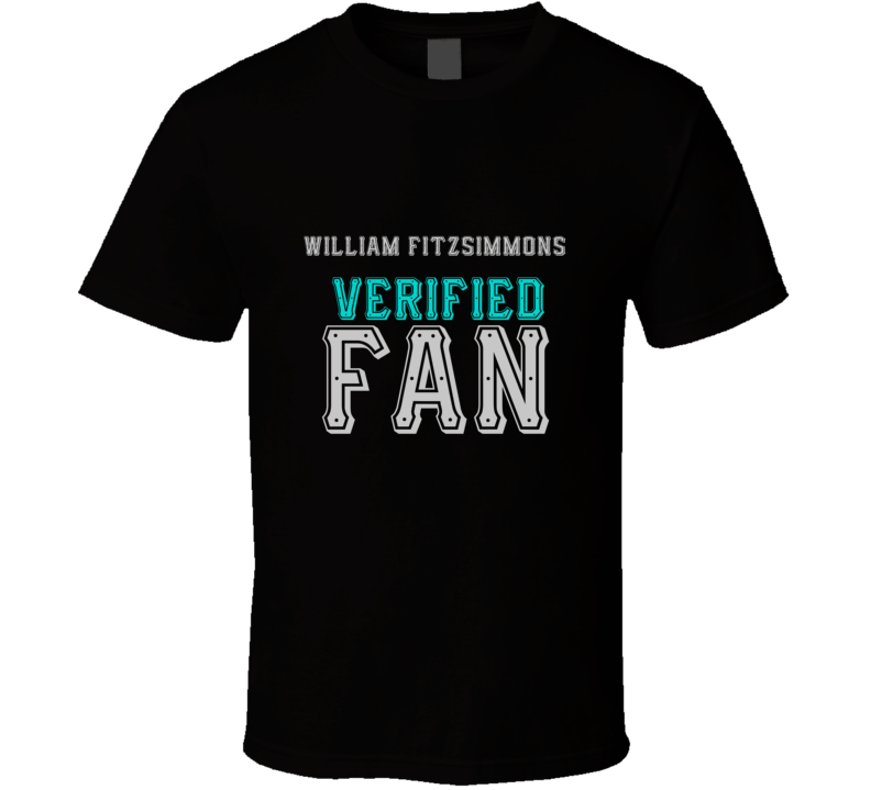 WILLIAM FITZSIMMONS Verified Fan  Celebrities T Shirt